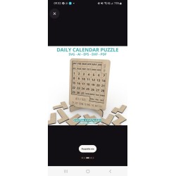 Daily Puzzle Calendar