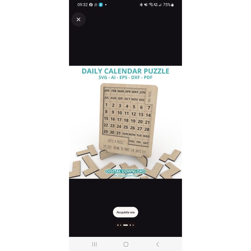 Daily Puzzle Calendar